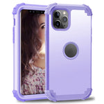 For iPhone 11 Pro Max PC+ Silicone Three-piece Anti-drop Mobile Phone Protection Bback Cover, For iPhone 11 Pro Max