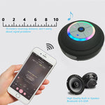 مكبر صوت بلوتوث لاسلكي BTS-08 مقاوم للماء مع LED راديو FM مضخم صوت عمود بلوتوث بطاقة TF مكبر صوت دش صغير مع كوب شفط