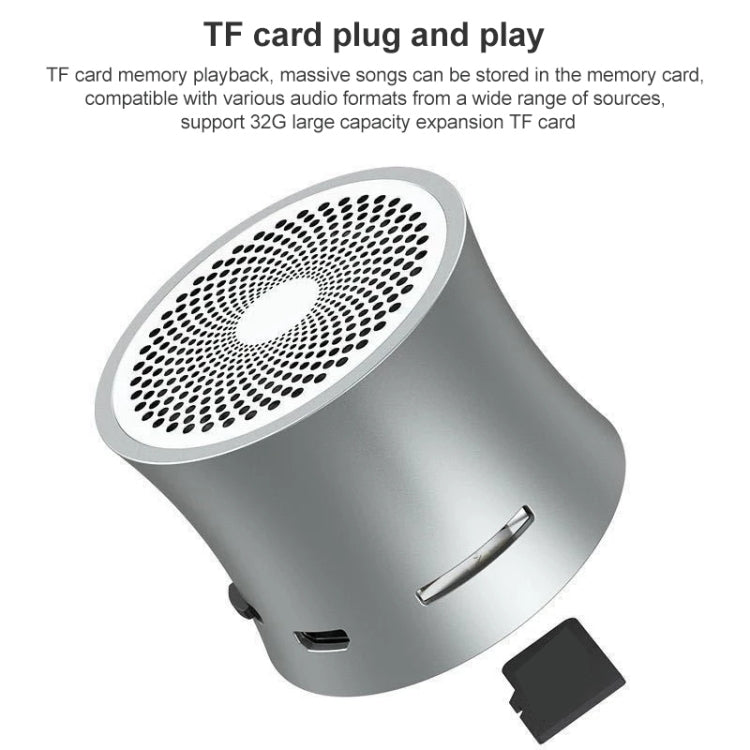 مكبر صوت بلوتوث EWA A104 مشغل MP3 مكبر صوت محمول معدني مدخل USB مشغل MP3 مكبر صوت وسائط متعددة ستيريو