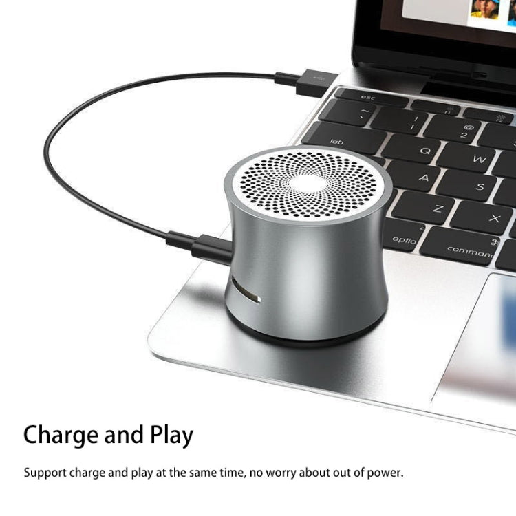 مكبر صوت بلوتوث EWA A104 مشغل MP3 مكبر صوت محمول معدني مدخل USB مشغل MP3 مكبر صوت وسائط متعددة ستيريو