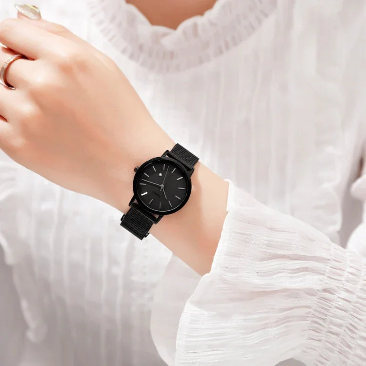 SKMEI 1530 Fashion Europe And America Simple Business Women Wristwatch Elegant Thin Female Student Quartz Watch