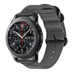 For Samsung Galaxy Watch Active 20mm S3 Nylon Three-ring Strap, For Samsung Galaxy Watch Active 2 20mm / Gear S3