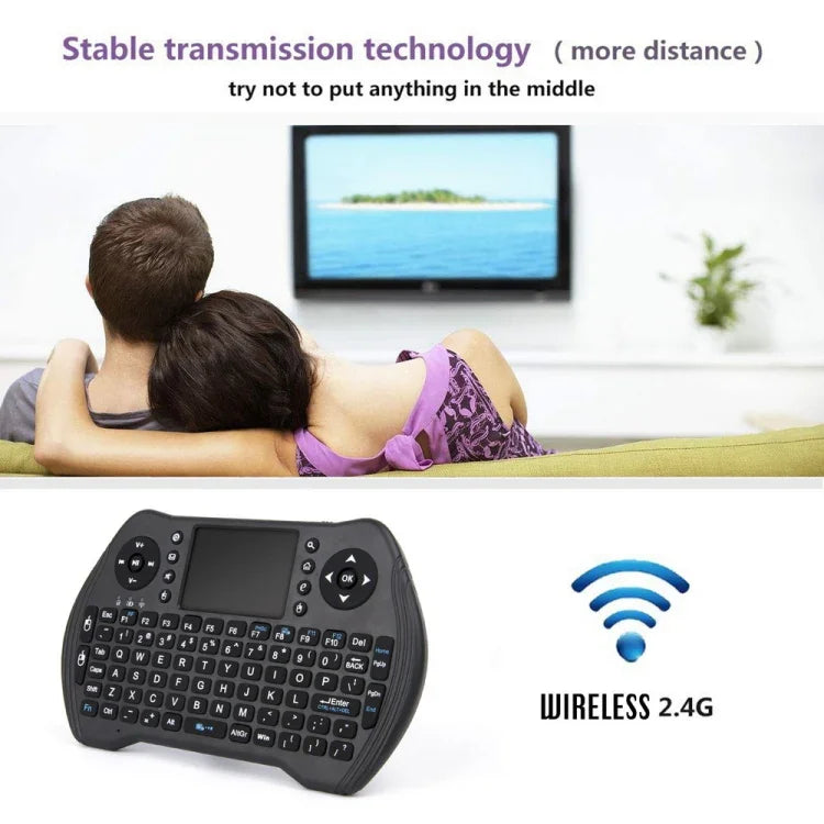 لوحة مفاتيح صغيرة لاسلكية متعددة الوظائف MT10 Fly Air Mouse 2.4 جيجاهرتز، لوحة مفاتيح Fly Air Mouse