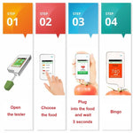 Greentest 2 كاشف سلامة بيئية للأغذية لبقايا النترات في الخضروات والفواكه واللحوم، كاشف السلامة البيئية