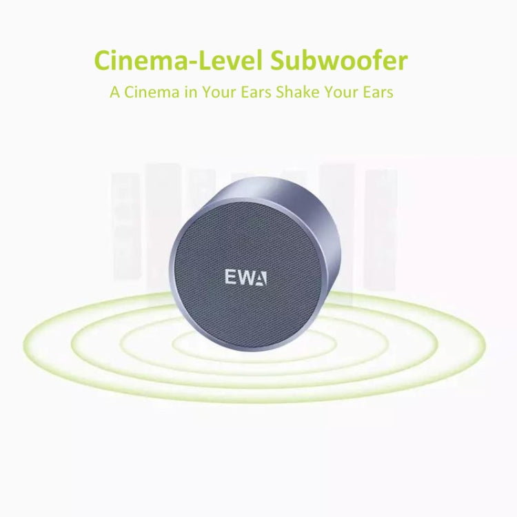 مكبرات صوت صغيرة EWA A3 بقوة 8 واط ستيريو 3D صوت محيطي مكبرات صوت بلوتوث لاسلكية محمولة تدعم بطاقة TF و USB