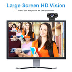كاميرا ويب ذكية بدقة HD 1080P مع ميكروفون مدمج، كاميرا ويب USB للبث الحي والتجميل لأجهزة الكمبيوتر وتلفزيون أندرويد