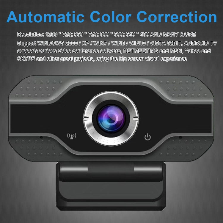 كاميرا ويب ذكية بدقة HD 1080P مع ميكروفون مدمج، كاميرا ويب USB للبث الحي والتجميل لأجهزة الكمبيوتر وتلفزيون أندرويد