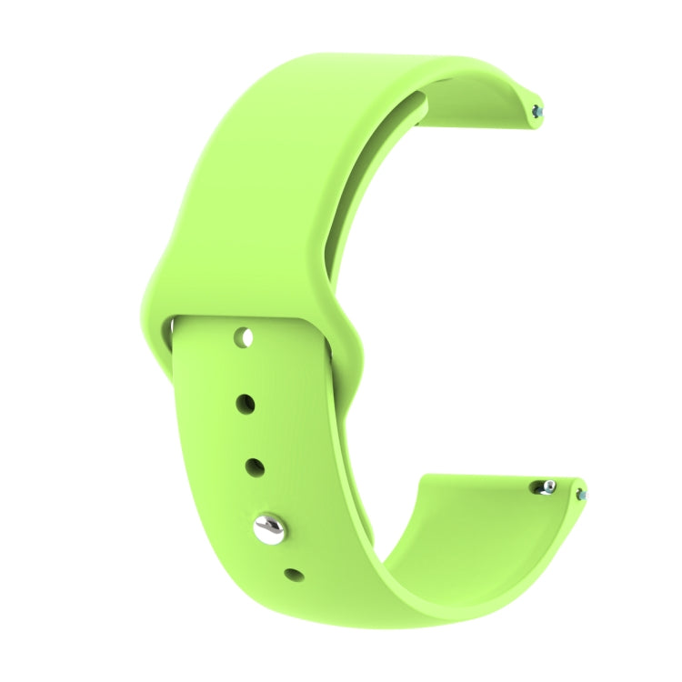 22mm For Huawei Watch GT2e GT2 46mm Monochrome Silicone Reverse Buckle Strap