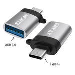 محول بيانات USB-C / Type-C إلى USB 3.0 OTG من سبائك الألمنيوم ENKAY ENK-AT101، ENK-AT101