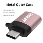 محول بيانات USB-C / Type-C إلى USB 3.0 OTG من سبائك الألمنيوم ENKAY ENK-AT101، ENK-AT101
