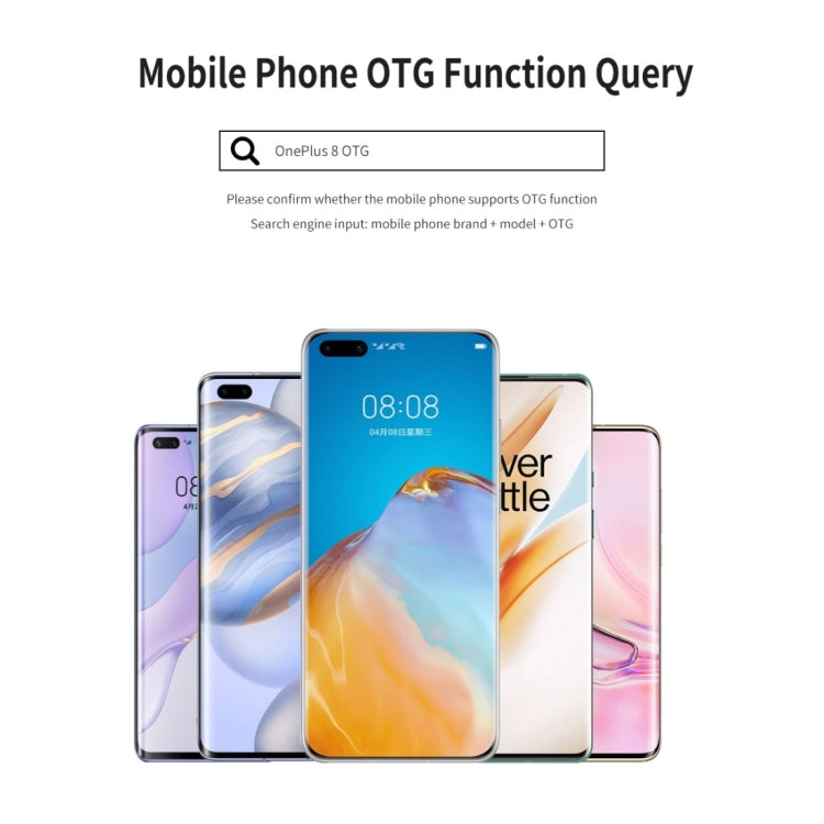 محول بيانات USB-C / Type-C إلى USB 3.0 OTG من سبائك الألمنيوم ENKAY ENK-AT101، ENK-AT101
