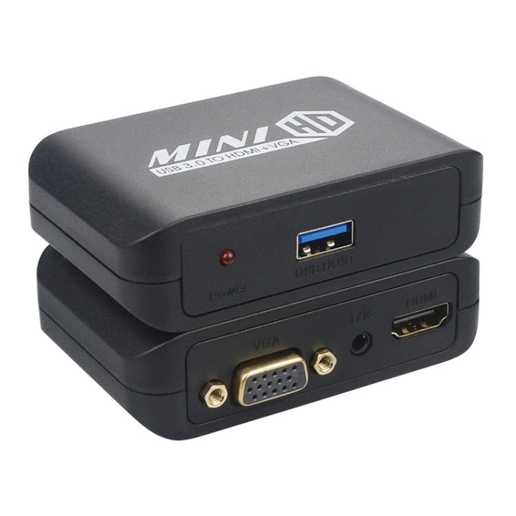 محول USB3.0 إلى HDMI+VGA