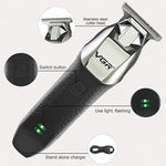 ماكينة حلاقة كهربائية محمولة USB بقوة 5 واط من VGR موديل V-171، دفع أبيض، V-171