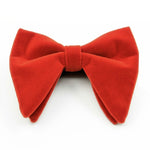 Men Velvet Double-layer Big Bow-knot Bow Tie Clothing Accessories