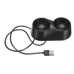 شاحن وحدة تحكم VR مع قاعدة شحن مزدوجة USB لمحطة شحن ألعاب لأجهزة PS4 PSVR Move