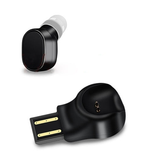 سماعة رأس بلوتوث LESIRI X12 صغيرة لاسلكية محمولة بشحن USB مغناطيسي سماعة أذن رياضية لهواتف آيفون