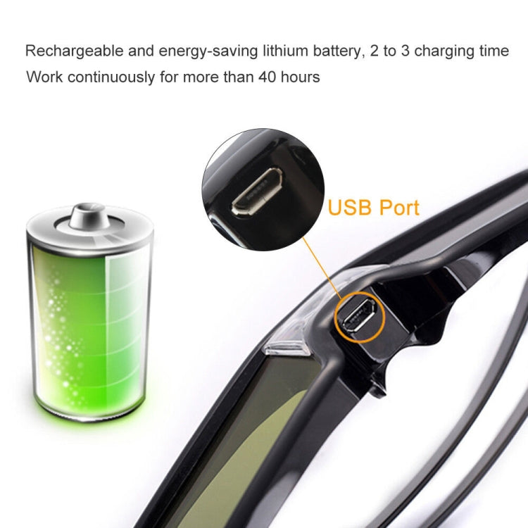 نظارات ثلاثية الأبعاد نشطة DLP-Link لأجهزة العرض BenQ Z4/H1/G1/P1 وLG وNUTS وAcer وOptoma DLP-LINK