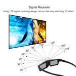 نظارات ثلاثية الأبعاد نشطة DLP-Link لأجهزة العرض BenQ Z4/H1/G1/P1 وLG وNUTS وAcer وOptoma DLP-LINK