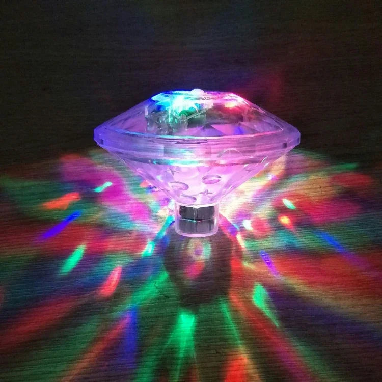 عرض أضواء حمام عصري مقاوم للماء IP67، مصباح LED تحت الماء يتغير لونه RGB مع 7 أوضاع