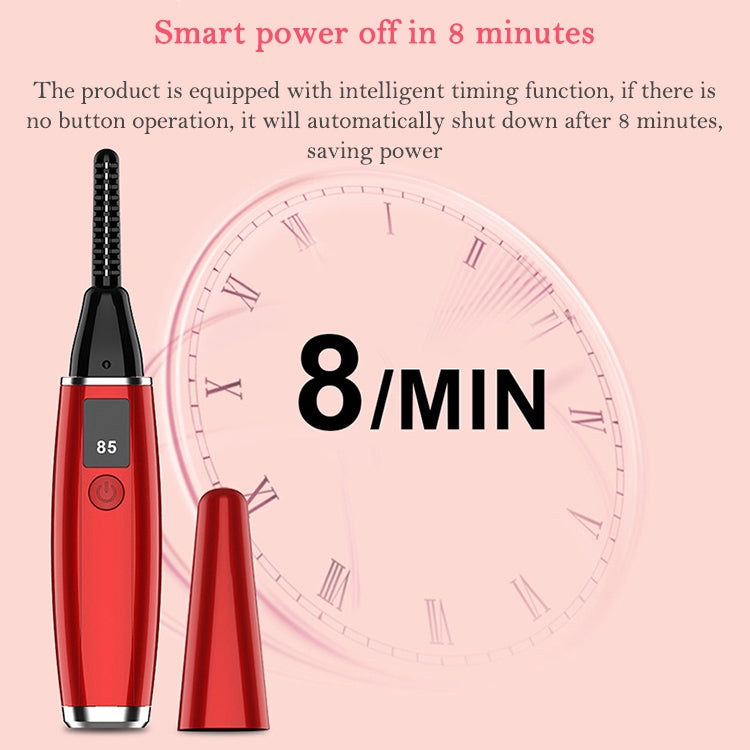 مكبس رموش كهربائي أداة تجميل قابلة للشحن، 380mAh (أحمر)، 380mAh (أبيض)