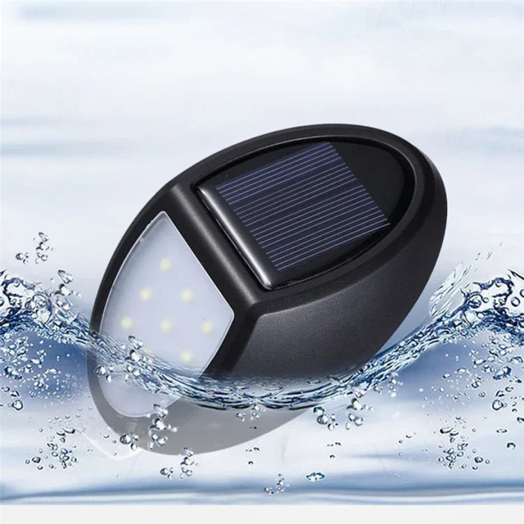 مصباح جداري خارجي LED يعمل بالطاقة الشمسية مع 10 مصابيح SMD 2835، مقاوم للماء IP65، حساس حركة