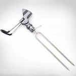 Stainless Steel Fishing Bracket Throwing Rod Sea Rod Hand Rod Fishing Rod Bracket, B Gray