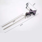 Stainless Steel Fishing Bracket Throwing Rod Sea Rod Hand Rod Fishing Rod Bracket, B Gray
