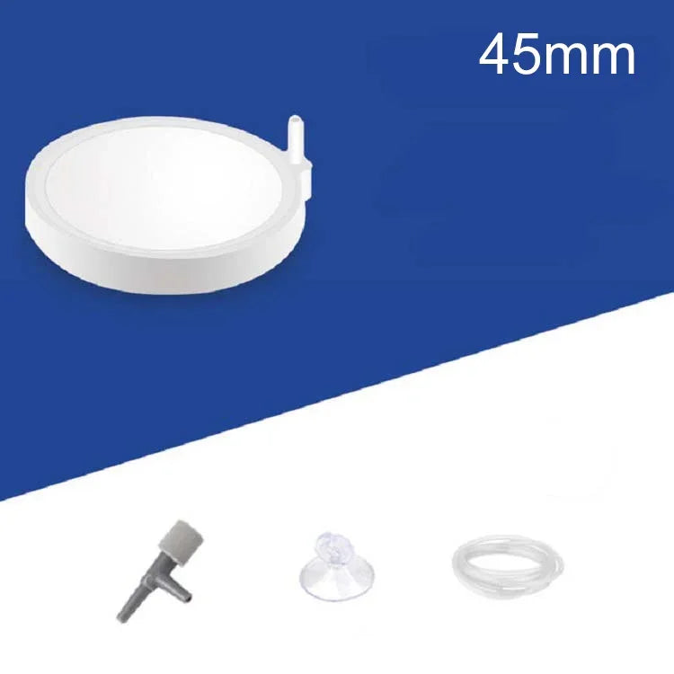 حجر قرص هواء نانو مضخة أكسجين فقاعات لخزان السمك، 45mm، 50mm، 100mm، 150mm، 200mm
