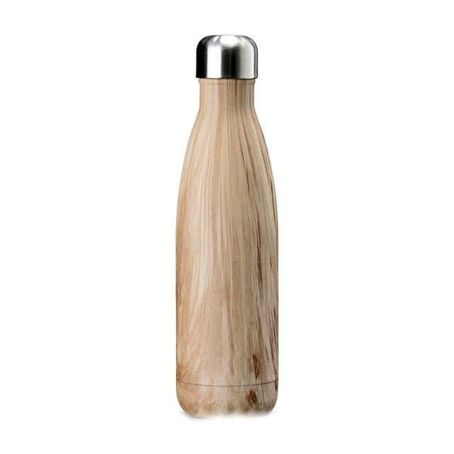 Thermal Cup Vacuum Flask Heat Water Bottle Portable Stainless Steel Sports Kettle, 500ml