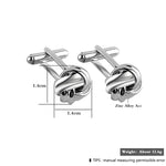 French Style Fashion Knot Design Men Cufflinks， Party Suit Shirt Cuff Buttons, Black, Gold, Silver