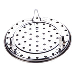 Multifunctional Waterproof Shelf Steaming Tray Stainless Steel Steaming Grid Cage Steaming Sheet Steaming Rack, 20cm, 22cm, 24cm, 26cm