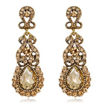 Classic Drop Earrings Exaggerated Atmospheric Alloy Stud Earrings, Red
