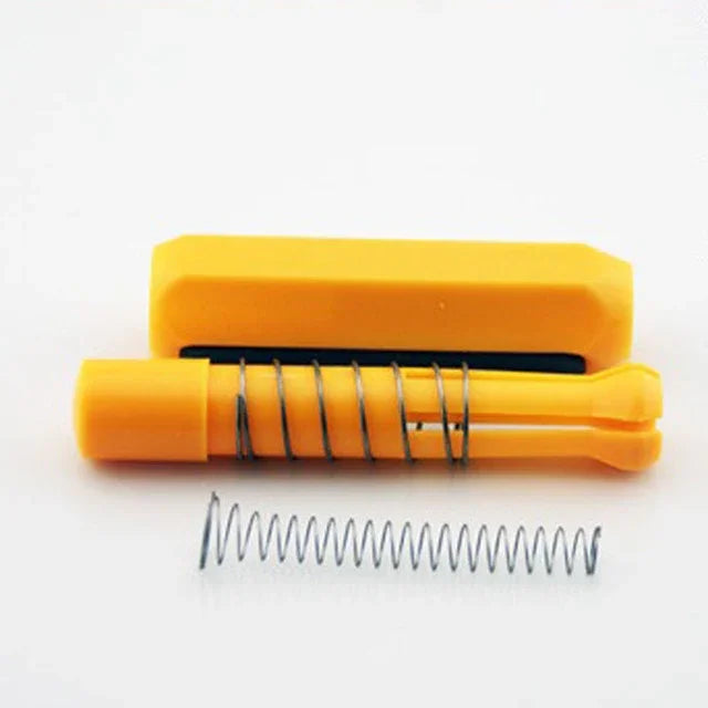 حامل طباشير مغناطيسي مزدوج الزنبرك بدون غبار، مشبك طباشير قابل للتعديل تلقائيًا، لون عشوائي، مشبك طباشير قابل للتعديل تلقائيًا