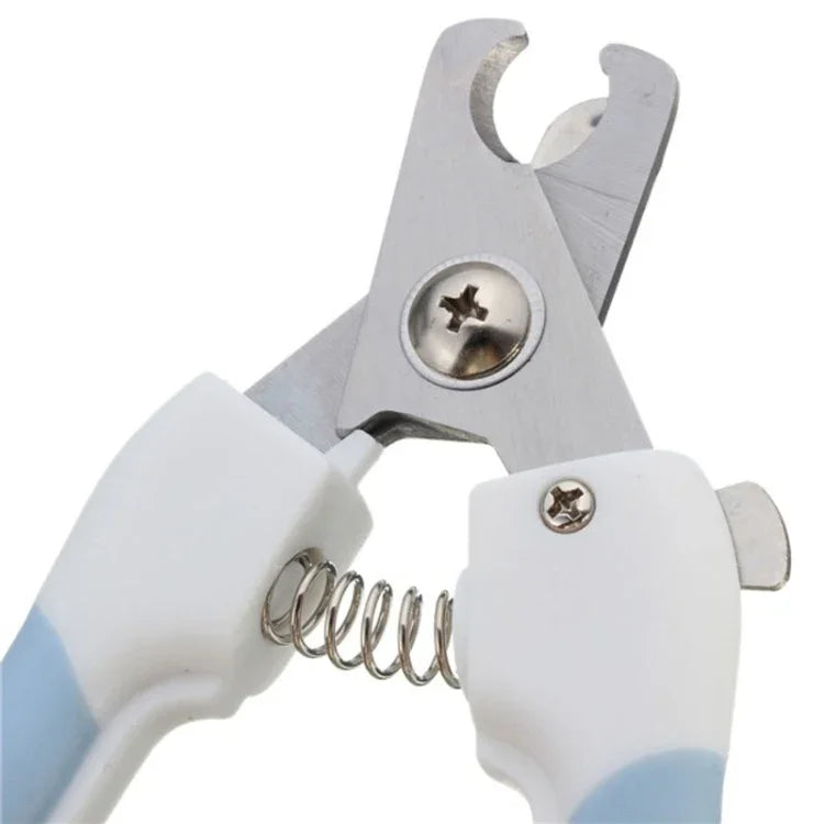 مقص أظافر قطط وكلاب من الفولاذ المقاوم للصدأ مكون من قطعتين مع مبرد، S، L