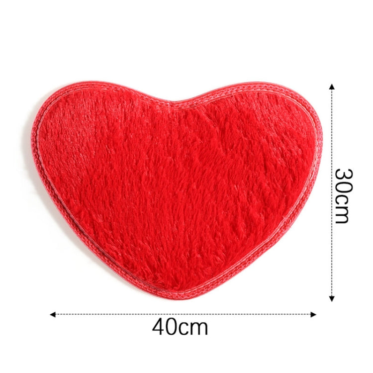 Heart Shape Non-slip Bath Mats Kitchen Carpet Home Decoration, 40*50CM, 50*60CM, 60*70CM, 70*80CM