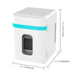 ثلاجة صغيرة 10L للاستخدام المزدوج في السيارة والمنزل، ثلاجة صغيرة للسكن الجامعي، قابس CN، ثلاجة صغيرة 10L