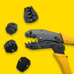 مجموعة كماشة تجعيد عزل نهاية سلك طرفي عاري مضغوط بارد متعددة الوظائف WXK-30JN أداة يدوية للكهربائيين، WXK-30JN