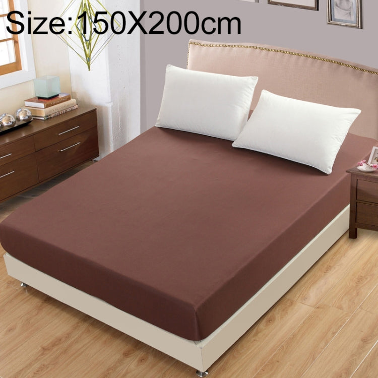 واقي مرتبة سادة سرير، غطاء مرتبة بملمس ناعم، ملاءة سرير مطاطية، 180x200 سم، 150x200 سم