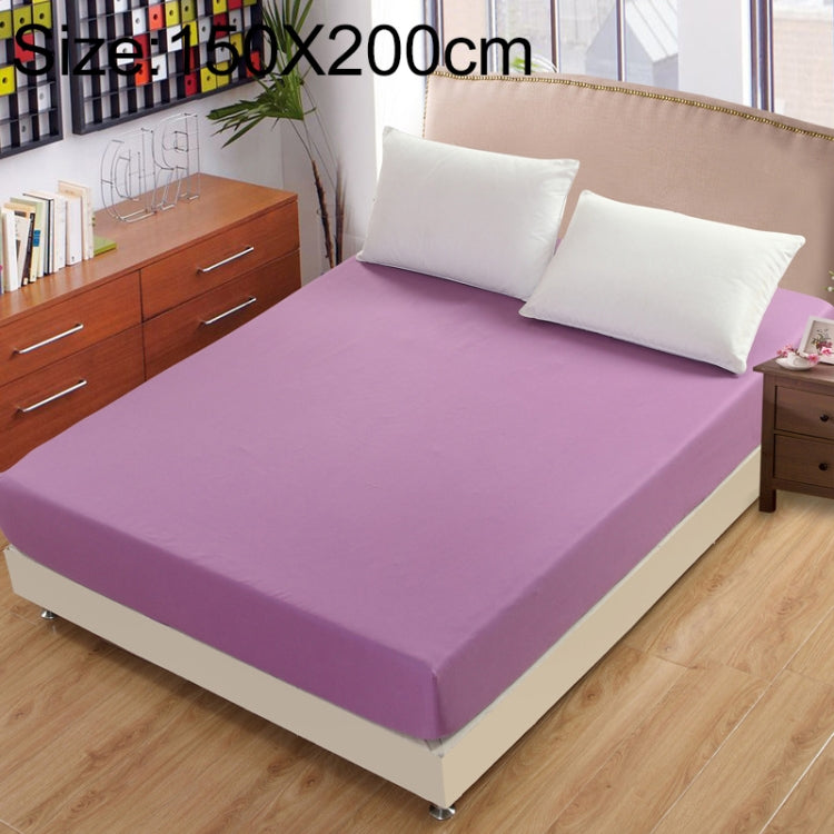 واقي مرتبة سادة سرير، غطاء مرتبة بملمس ناعم، ملاءة سرير مطاطية، 180x200 سم، 150x200 سم
