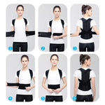 حزام تصحيح الحدبة لتثبيت العمود الفقري والظهر، ملابس تصحيح، XS، S، M، L، XL، XXL