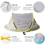 ناموسية سفر خفيفة الوزن للغاية، خيمة شاطئ محمولة للأطفال