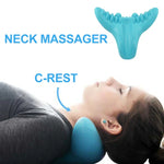 وسادة تدليك بالضغط على النقاط C-Rest للاسترخاء العضلي للرقبة والكتف، وسادة من رغوة الذاكرة عالية الكثافة، أدوات C-Rest