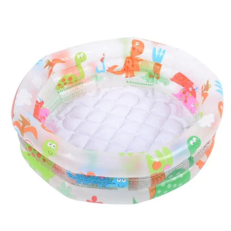 Cartoon Dinosaur Pattern Round Inflatable Baby Swimming Pool Infant Tub, Size: 61 x 22cm, Size: 61 x 22cm