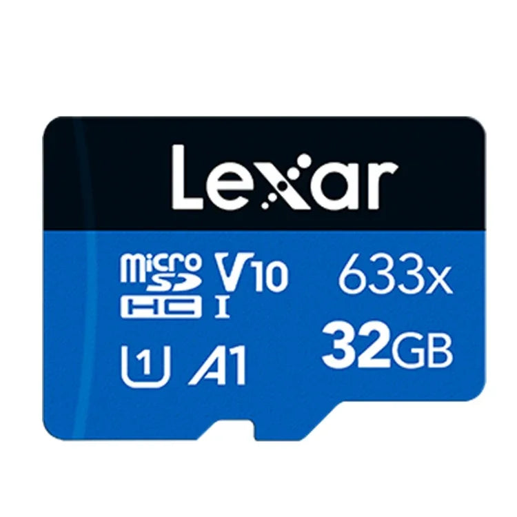 بطاقة ذاكرة هاتف محمول Lexar 633x TF عالية السرعة بسعة 32GB لتسجيل القيادة، 32GB
