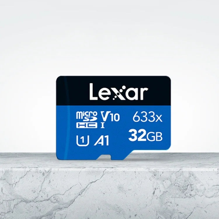 بطاقة ذاكرة هاتف محمول Lexar 633x TF عالية السرعة بسعة 32GB لتسجيل القيادة، 32GB