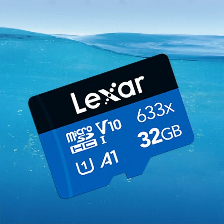بطاقة ذاكرة هاتف محمول Lexar 633x TF عالية السرعة بسعة 32GB لتسجيل القيادة، 32GB