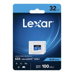 بطاقة ذاكرة هاتف محمول Lexar 633x TF عالية السرعة بسعة 32GB لتسجيل القيادة، 32GB