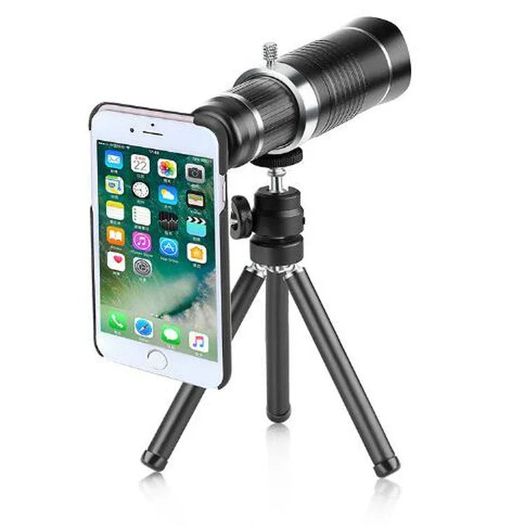 عدسة تليفوتوغرافية عالمية للهاتف المحمول بتكبير 20 مرة من Bolanke، تلسكوب أحادي للبث المباشر بدقة 4K بدون تظليل، 20X