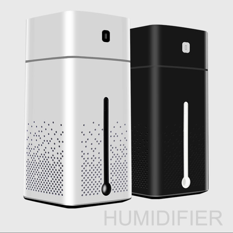 مرطب هواء بالموجات فوق الصوتية مع موزع عطر زيت أساسي USB، ضوء ليلي LED، رذاذ بخار، منقي، 1000 مل