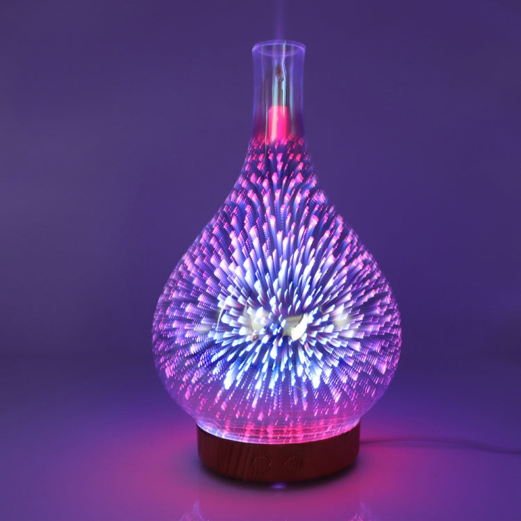 STB-XB10 ضوء ليلي LED 3D للألعاب النارية بسبعة ألوان مع مرطب هواء وموزع عطر زيت أساسي، قابس أمريكي، قابس أوروبي، قابس بريطاني، قابس أسترالي